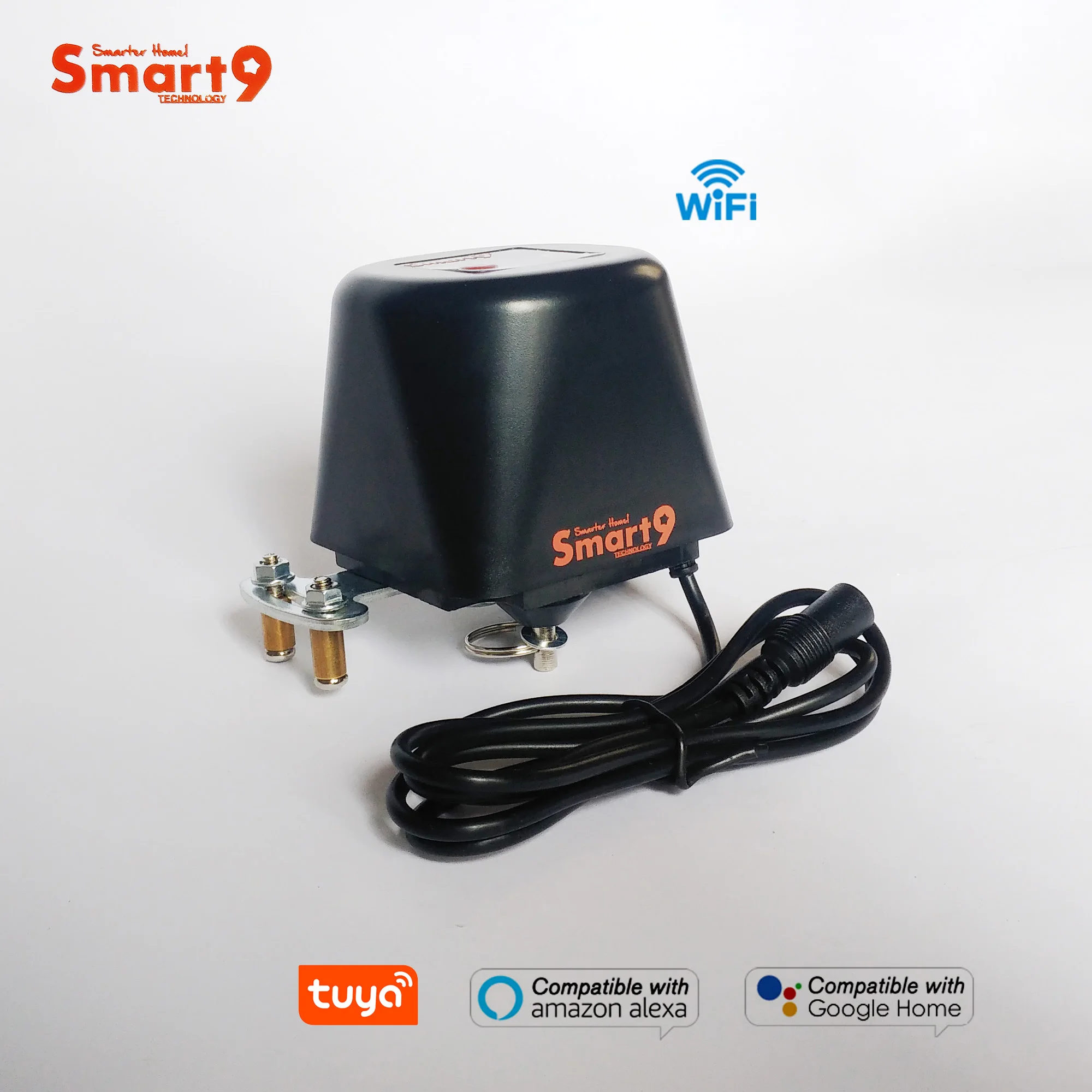 Smart9 Wifi клапан управления Лер TuYa умный дом решение манипулятор рычаг дистанционного управления для газовых водяных клапанов питание от TuYa