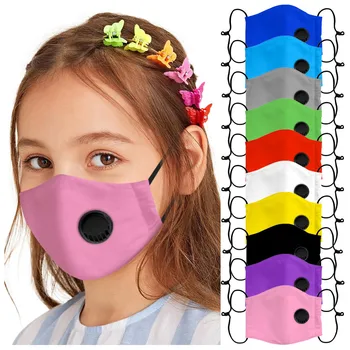 

4PCS Kids' Mask Unisex Solid color Adjustable Reusable Respirator Cover Masks Breathable Safe Protection Stretch mascarillas
