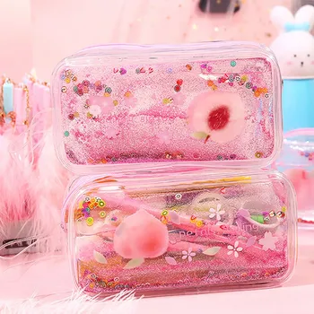

Kawaii Pencil Case Avocado Transparent Gift Estuches School Pencil Box For Girl Pencilcase Pencil Bag School Supplies Stationery
