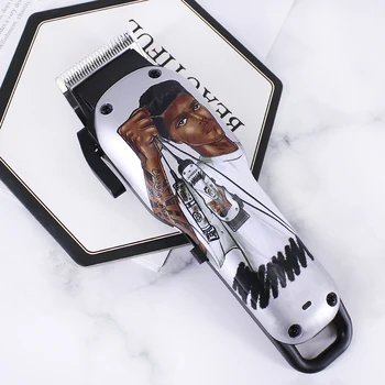 

barber shop Cordless hair clipper powerful cutter hair cutting 100-240V electric rechargeable machine Male hair trimmer