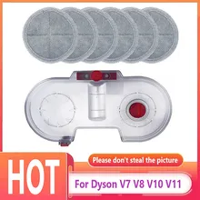 For Dyson V7 V8 V10 V11 Electric Water Tank+6 Mop Cloths Vacuum Cleaner Accessories Housheold Cleaning Tool Mopping New