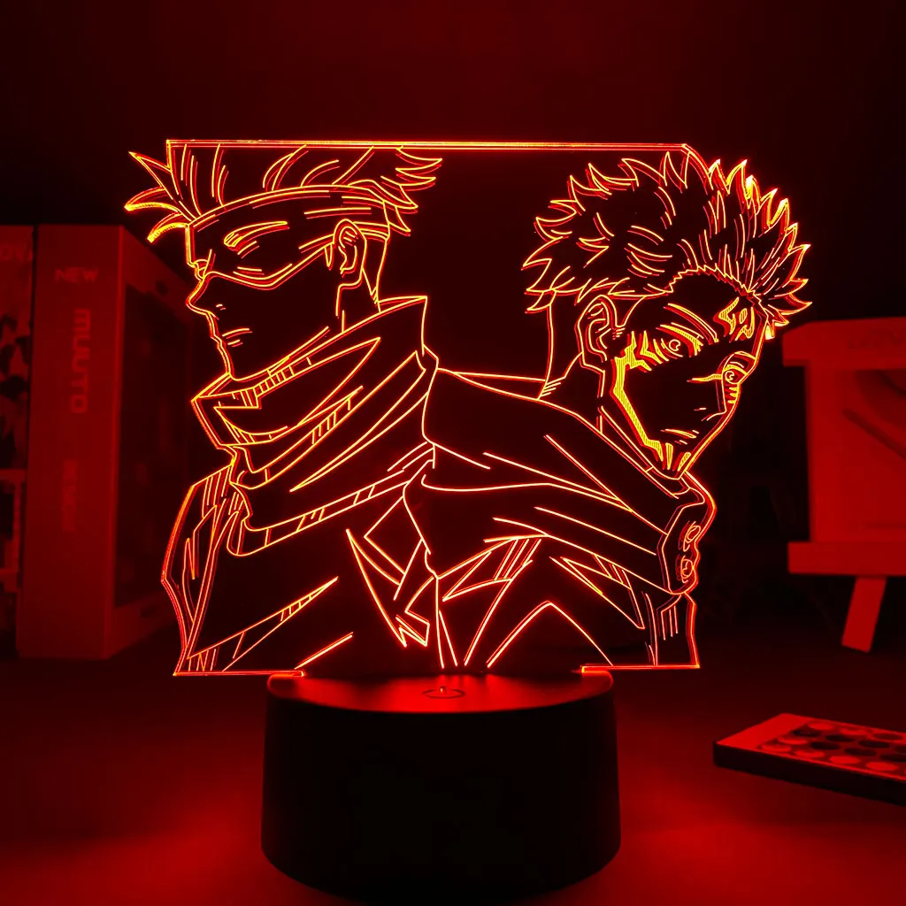 Anime Jujutsu Kaisen Light Satoru Gojo Holiday Gift Manga Kids Bedroom Decoration Table Lamp 3D Lamp Satoru Gojo ANMIT night light lamp