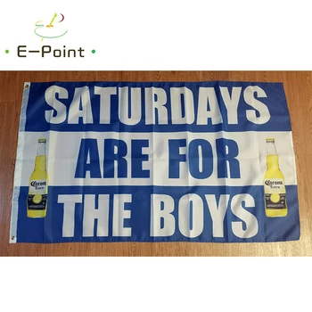 

Blue Corona Extra Beer Flag Saturdays are for the Boys 3ft*5ft (90*150cm) Size Christmas Decorations for Home Flag Banner Gifts