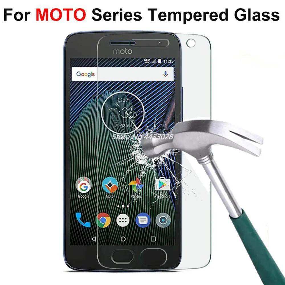 

9H 2.5D Tempered Glass For Motorola Moto E4 E5 E6 G5 G5S G6 G7 Plus Play Power Screen Protector Protective Film Glass