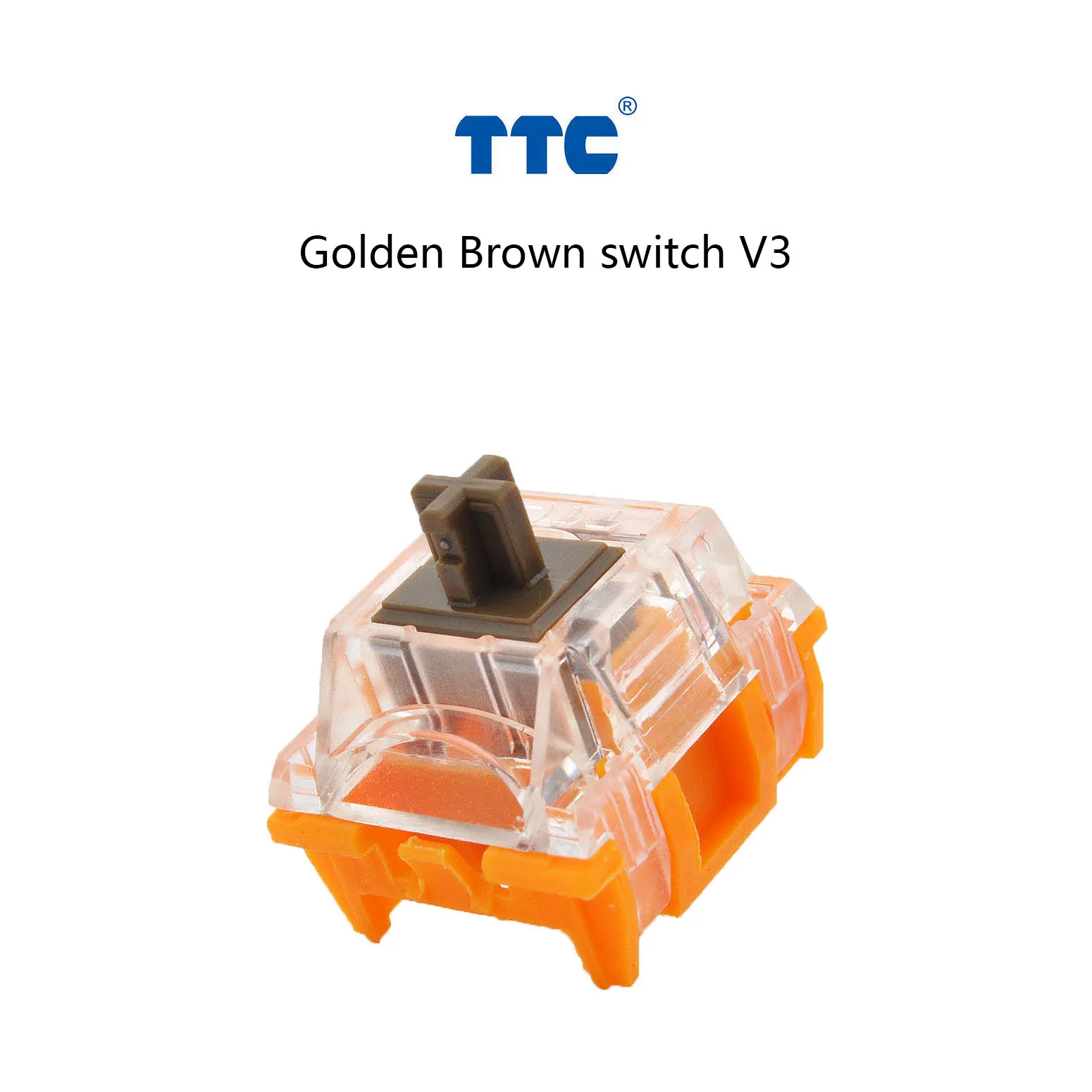 TTC 골드 브라운 골드 레드 V3 RGB SMD 촉각 선형 MX 키보드 스위치 기계식 게임용 키보드 사용자 정의 3Pin
