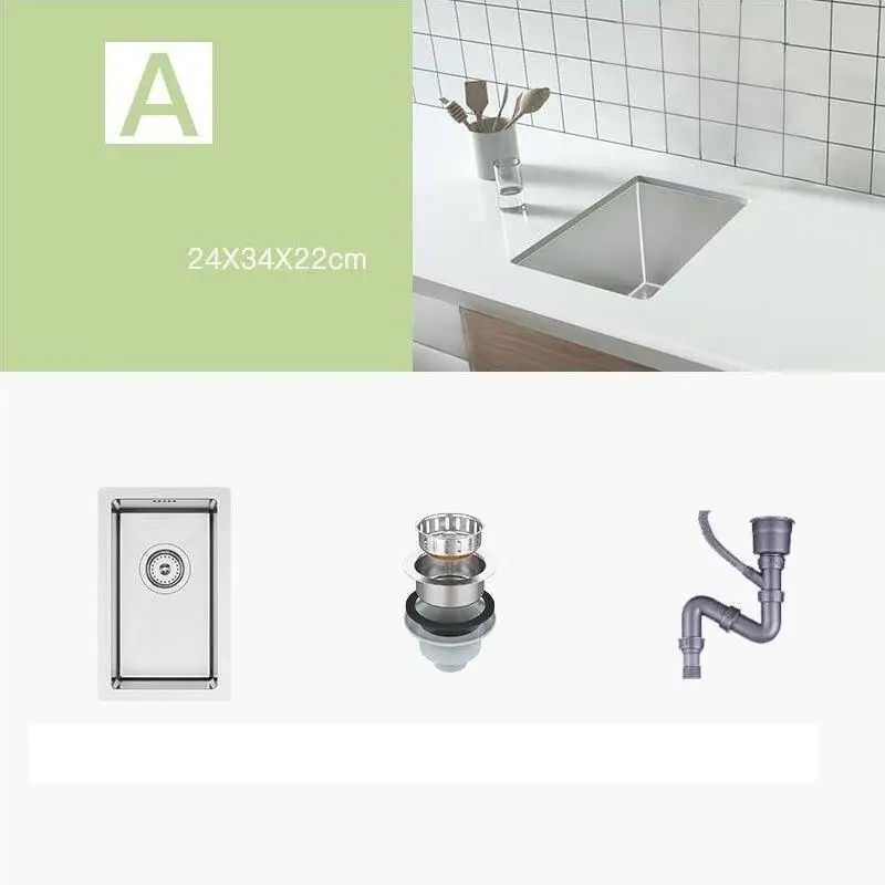 Version M Inoxidable Afwasbak Portatil Torneira Gourmet Evier Inox кухня Куба Пиа Cozinha Fregadero де Cocina Lavabo мойка для овощей - Цвет: Version M