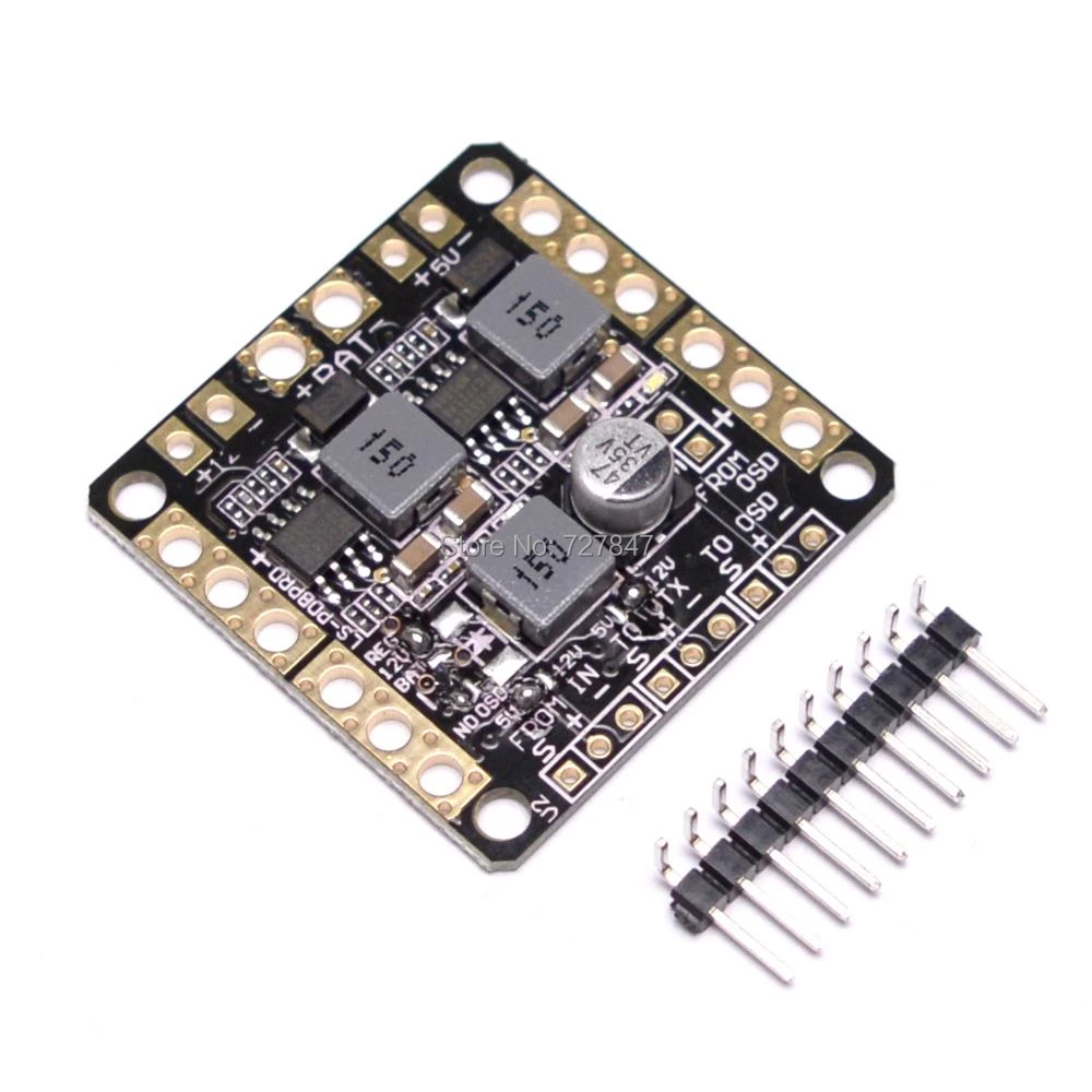 2 6S Power Distribution Board PDB / 5V 12V Dual BEC / LC Filter 3 in 1 ...