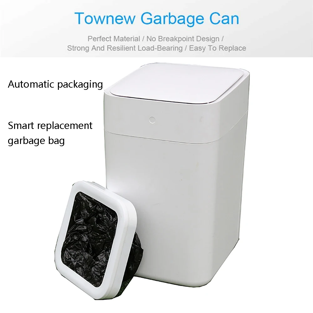 Townew T1 умный мусорный бак большой емкости мусор T воздух открытого типа автоматическая упаковка мусорный бак оригинальная замена мешок для мусора