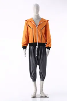 

Anime Naruto The Last Shippuden Uzumaki Naruto Cosplay Costume Boruto's Father Orange Hoodie Suits