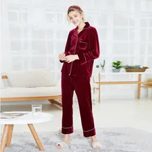 Сексуальная Женская пижама для женщин, домашняя одежда кигуруми, бархатный топ с длинными рукавами и карманами, брюки, зимний комплект, одежда для сна, одежда для сна h4