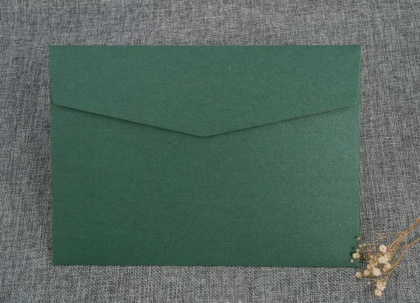 193x133 DarkGreen 25 шт./лот 193x133 мм(7," x 5,2") перламутровый цветной бумажный конверт 250 г конверты приглашения для карт Подарочный конверт - Цвет: 193x133 DarkGreen