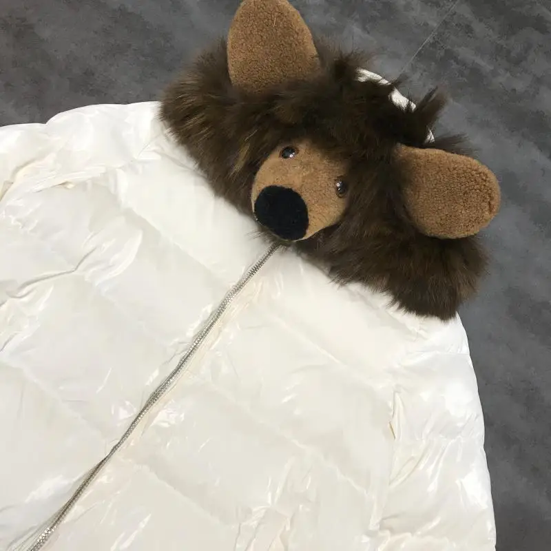 Зимнее Новое меховое пальто с капюшоном яркого цвета, теплое пальто с хлопковой подкладкой для женщин