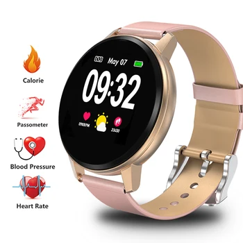 

Smart Watch Men Women Fitness Tracker Heart Rate Monitor Wearable Device Wristband Waterproof Tempered Glass Screen Sport Watch