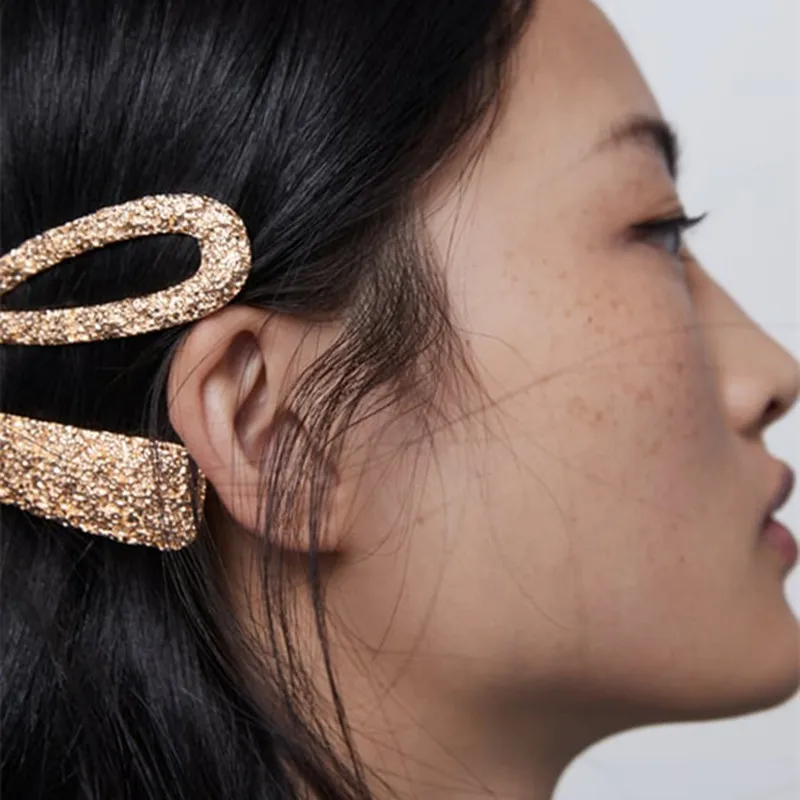 3 шт./компл. ZA Винтаж из золотистого металла Заколки для волос для женщин шпильки геометрический прямоугольник заколка для волос шпильки для волос заколка зажим для волос для Для женщин ювелирные изделия