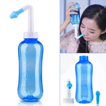 

Adults Children Nasal Wash Cleaner Sinusite Nose Protector Cleans Moistens Child Adult Avoid Allergic Rhinitis Neti Pot 300ML