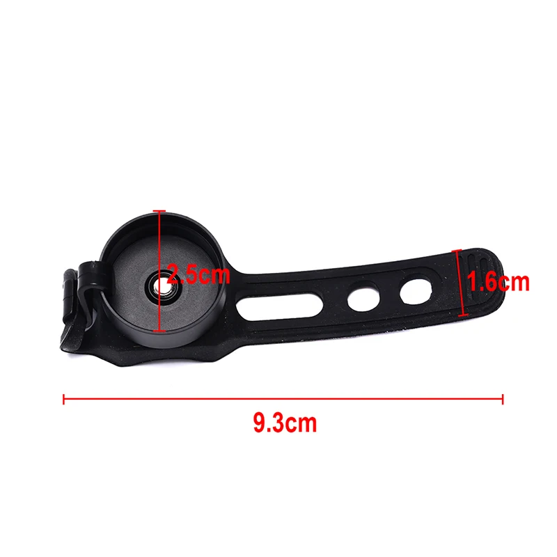 1pc Bike Rear Lamp Bracket Rubber Light Holder Plate Bracket