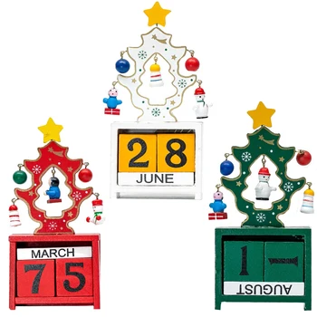 

3pcs Wooden Creative Cartoon Practical Calendars Ornament for Office Home decor decoration Home Accessories