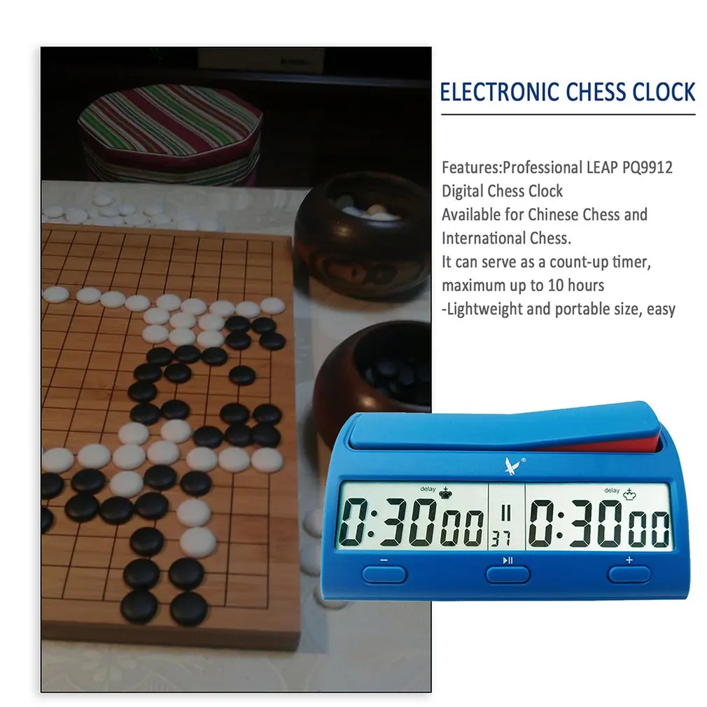 Электронные шахматные часы многофункциональные умные шахматные часы профессиональные цифровые шахматные часы таймер обратного отсчета