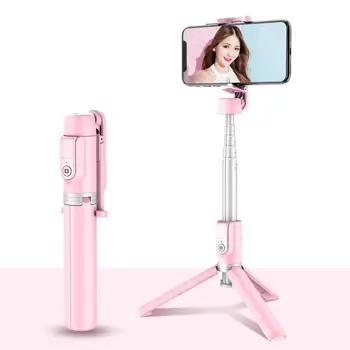 

Portable Mini Selfie Stick Extendable Handheld Self-portrait Wireless Bluetooth Phone Holder Selfie Handheld Stick