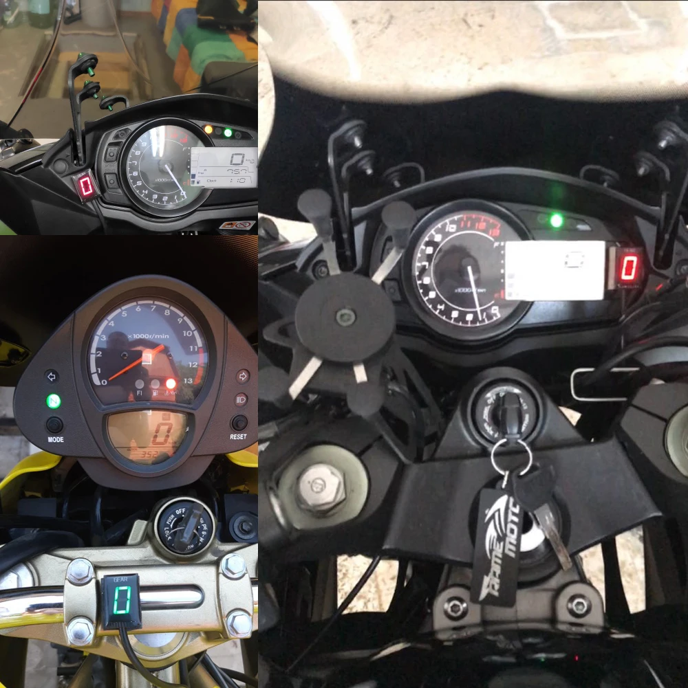 Для Honda CB500X VFR 800 CB1000R CB400SF CBR650F CB650F мотоцикл 1-6 уровень ЭБУ штекер крепление скорость шестерни Дисплей Индикация