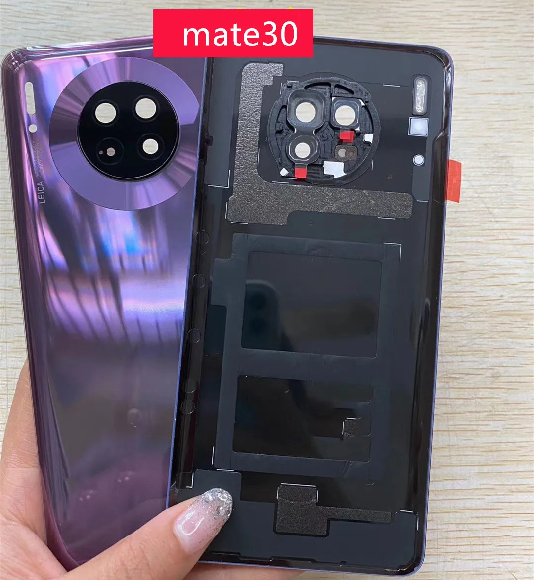 

100% new For Huawei Mate30 Mate 30 Back Glass Battery Cover Rear Door Housing Case For Huawei Mate 30 Battery back Cover with to