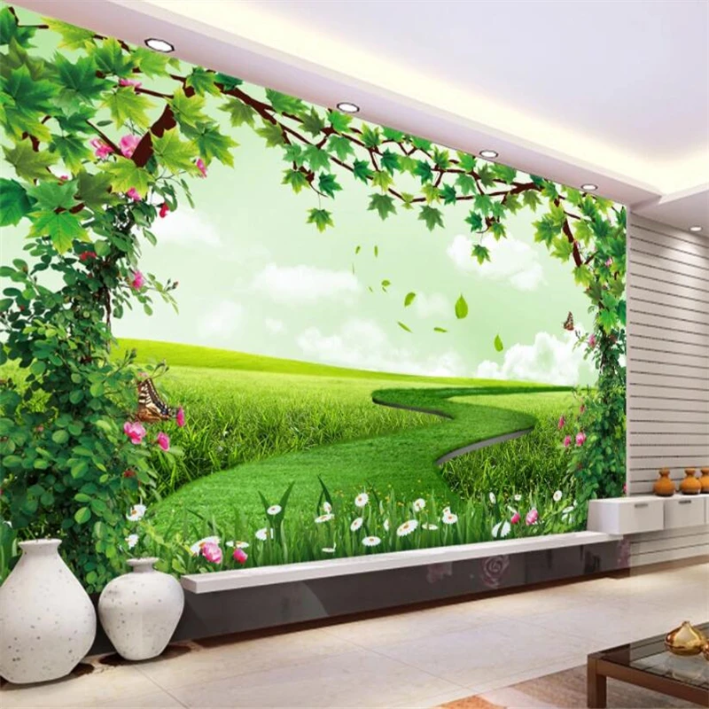 

beibehang Custom 3D Photo Wallpaper Modern Rose Tree Vine Flower wallpapers for Living Room Wall Covering Mural room decoration