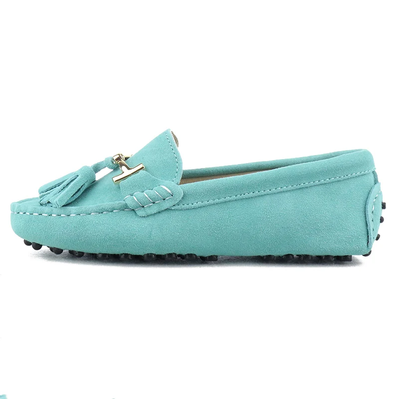 2022 100% Genuine leather Women flats New Brand Handmade Women Casual leather shoes Leather Moccasin Fashion Lady Driving Shoes 