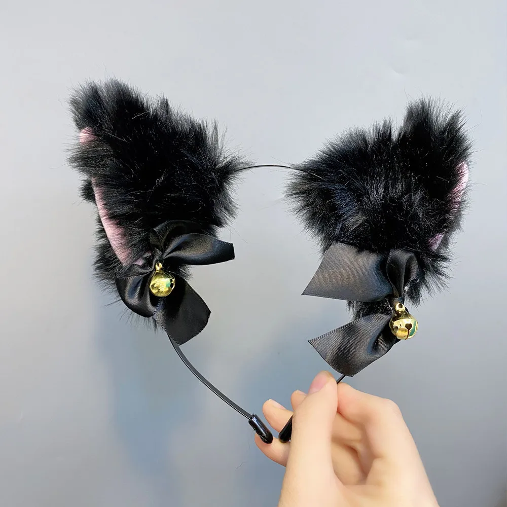 Cute Hair Accessories Lady Girl Fox Cat Ears Head Bands Lovely Charming Night Party Club Bar Hair Clip Masquerade Hairband