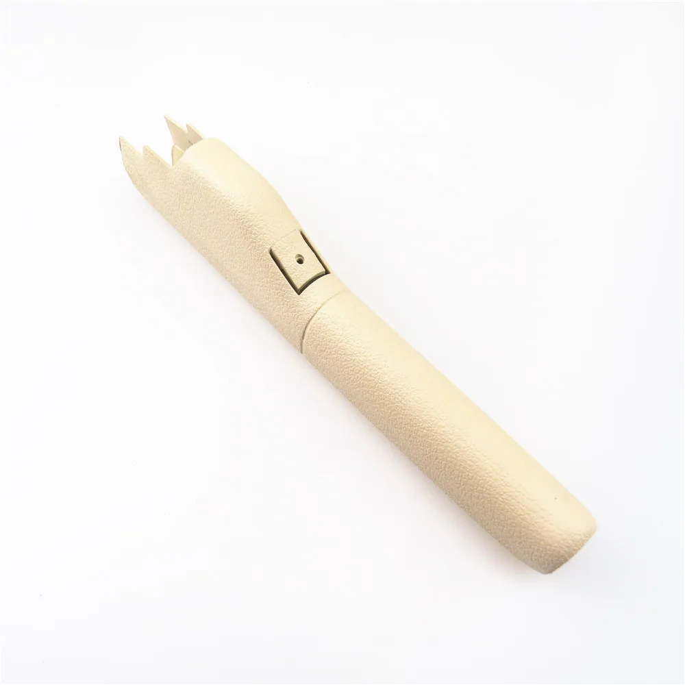 82V Beige Leather Parking Handle Hand Brake Lever For Eos Scirocco MK5 Golf MK6 Qty1 1KD711461