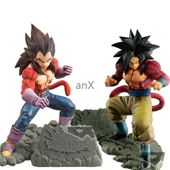 

15cm anime Dragon ball Z goku PVC Action Figure Toys anime black hair Vegeta goku dolls collectible Model Toys kid gift