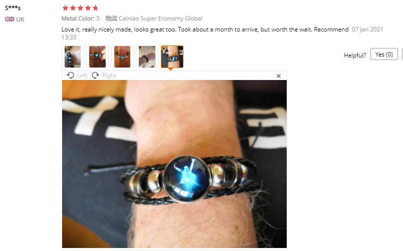 Punk Style Multi-layer Handmade Leather Bracelet Pop Dancing King Charms Glassball Pendant Leather Bracelets