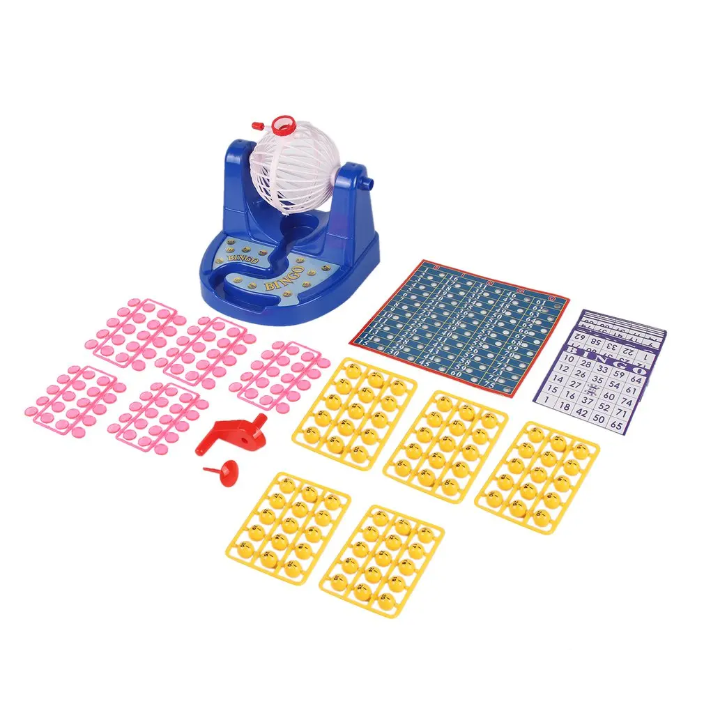 Мини настольная игра лотерея счастливые шары Бинго игровой автомат набор семейный настольные Настольные Игры развивающие игрушки подарок для детей