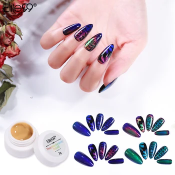 

Elite99 Thermochromic Liquid Neon Auroras Nail Color Changing Gel Nail Polish 2g Soak Off UV Gel Varnish Black Base Gel