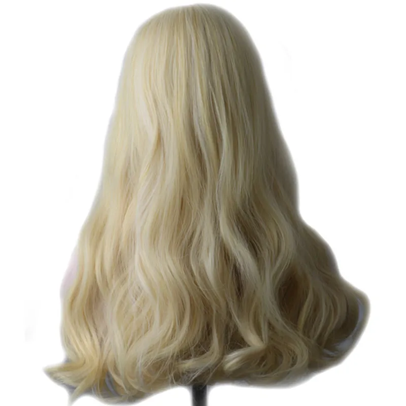 Большие размеры женские длинные волнистые синтетические волосы парик теплостойкий Для женщин Косплэй парики