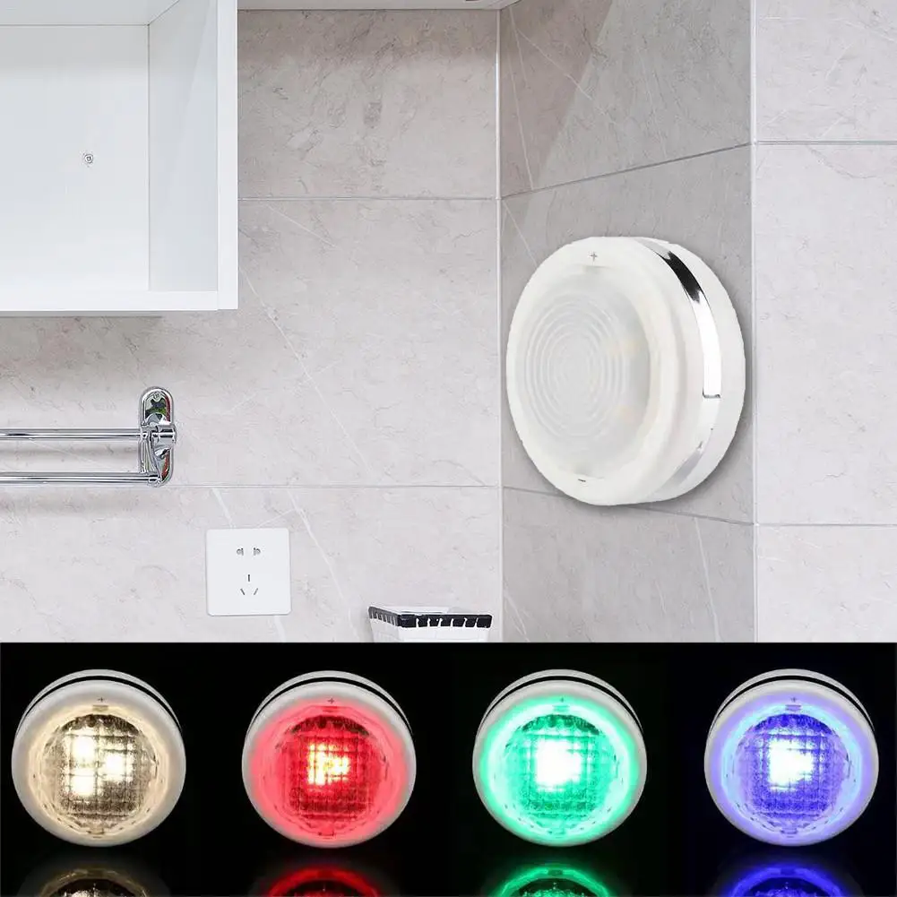 

3pcs Motion Sensor Led Cabinet Light Wake Up Lamp Remote Control Wardrobe Night Light Timed Wall Lamp Stepless Dimming