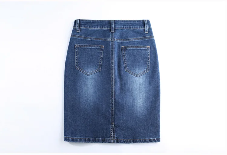 Sexy Women Denim Skirt Vintage Summer High Waist Korean Style Embroidery Jeans Midi Skirt Blue Bodycon Plus Size Woman Skirts black tennis skirt