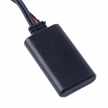 

Plastic & Metal Aux Cable Black 12 Pin 25.8cm Car Bluetooth Aux Adapter
