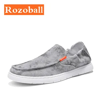 

Men Canvas Shoes Summer Men Casual Sneakers Breathable Espadrilles Men Loafers Cheap Slip On Driving Shoes Dropshipping Rozoball