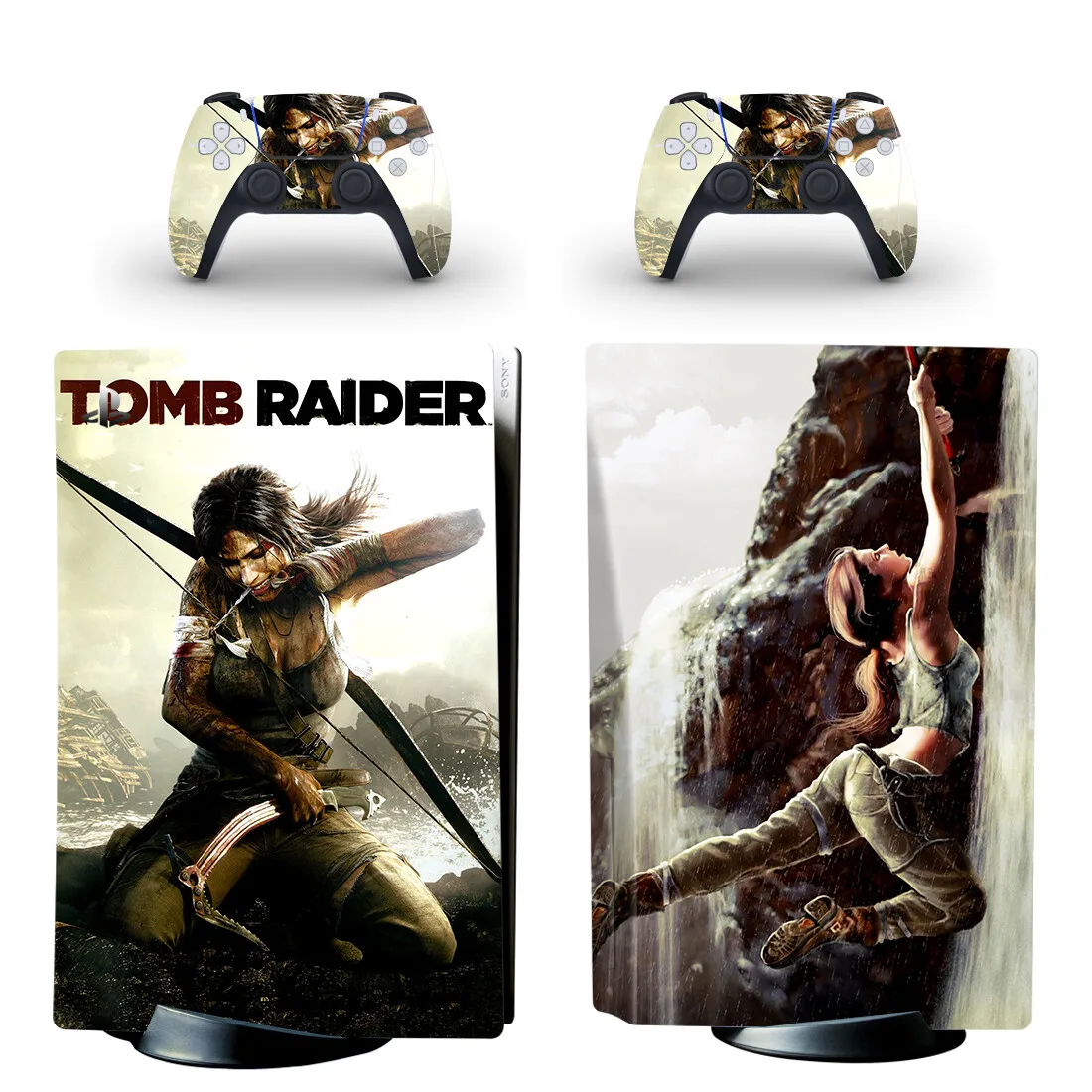Tomb Raider PS5 스탠다드 디스크 스킨 스티커 데칼 커버 (PS5 콘솔 및 컨트롤러 2개용) PS5 디스크 스킨 비닐 -  AliExpress
