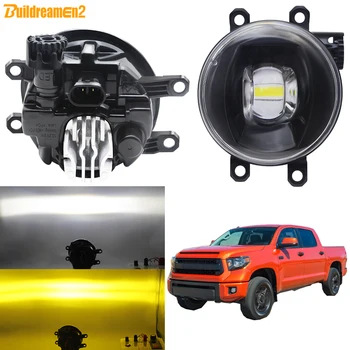 

Fog Light Assembly For Toyota Tundra 2014 2015 2016 Car 30W Front Bumper LED Lens Fog Lamp DRL Daytime Running Light H11 12V
