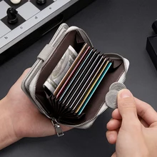 

Fashion Men Card Holder Short Male Wallet Purse Bank/ID/Credit Card Holder Passport Cover with Coin Pocket