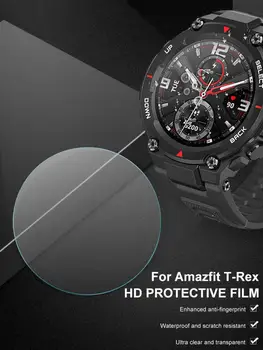 

Watch Protective Film Explosion-proof Soft Tempered Film High-definition Resist Hydrogel Protector for Amazfit T-REX Watch 2020