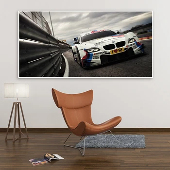 

Canvas Posters Nurburgring Rally Road White Sport Car Racing Track Painting HD Printed Wall Art Picture Living Room Home Decor