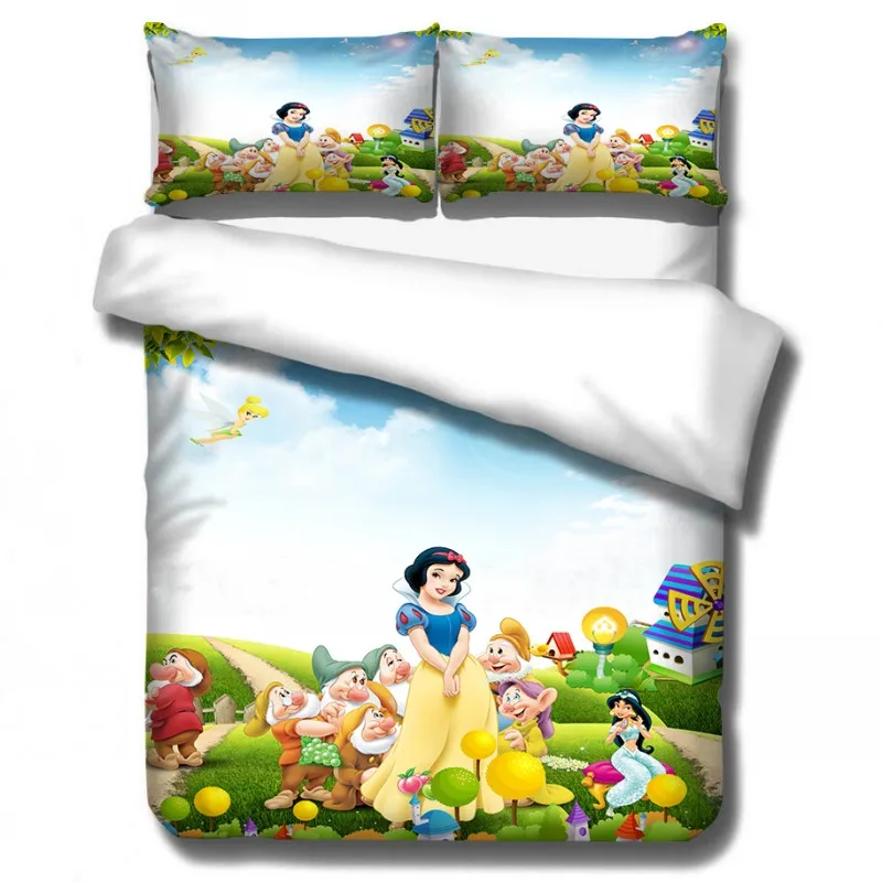 Disney dos Desenhos Conjuntos de Cama Bonito do Bebê Animados Congelados Princesa Crianças Meninas Presentes Capa Edredão Fronhas Consolador Roupas 17 Mamãe e Bebê