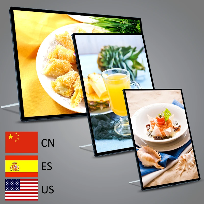 Restoran Menu Lampu Led Kotak Iklan Poster Frame Penerangan Billboard Pemasaran Produk Lampu Led Kotak Luas Jika Menggunakan Iklan Lampu Aliexpress