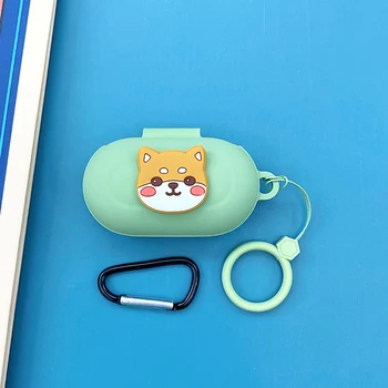 

Cute Silicone Earphone Case for Samsung Galaxy Buds/Buds+ Wireless Bluetooth Headset Cover With Chain For Galaxy Buds+