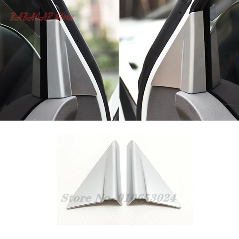 

For Toyota Land Cruiser 200 LC200 Car Front Door Window Inner Triangle A Colum Cover Trim Interior Moulding Accessory 2016-2019