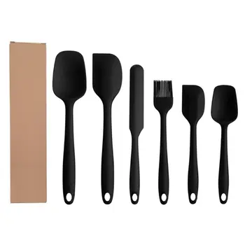 

Silicone Silicone Spatula,6 piece Non-scratch Heat Resistant Rubber Spatula with ,Non Stick and Good Grips Spatulas for and gel
