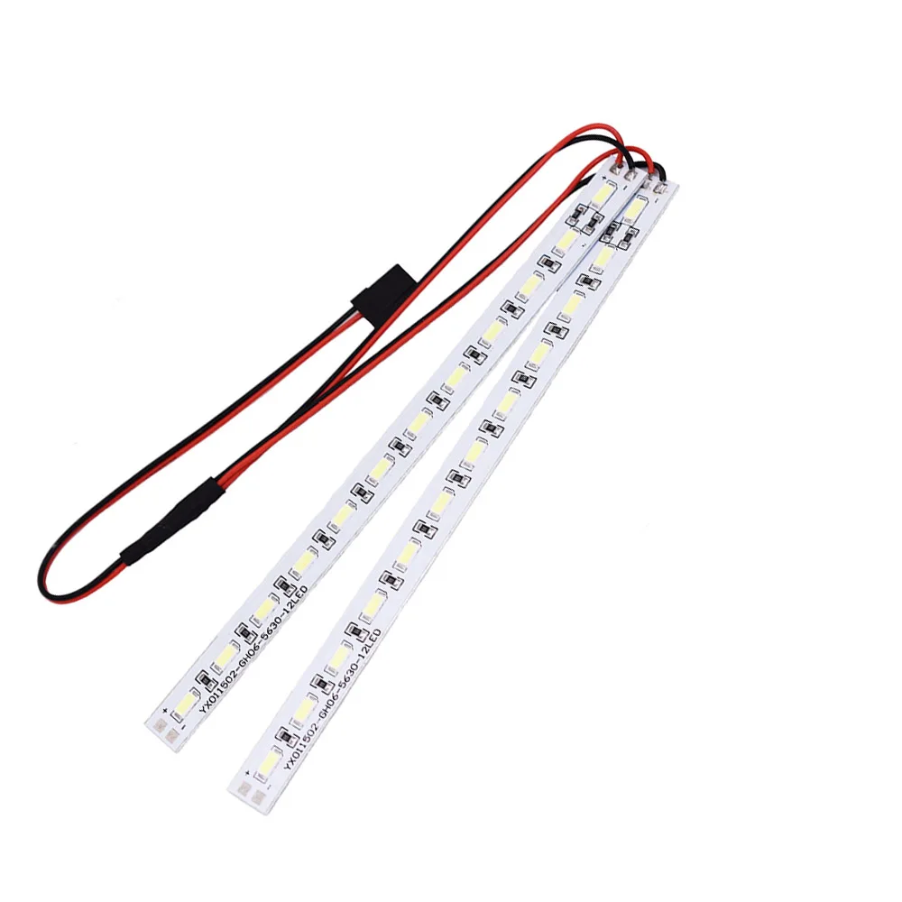 24 LED Aluminum Underbody Chassis Light Strips Lamp For 1/10 1/8 RC Car HSP HPI Sakura Drift Crawler Accessory | Игрушки и хобби