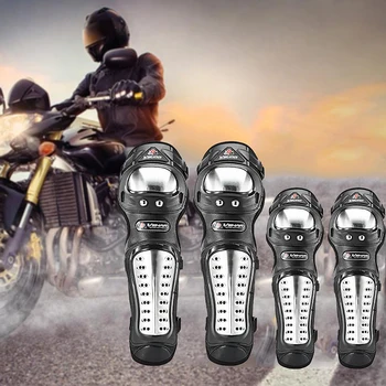 

The four-piece set of outdoor motorcycle riding protective equipment, knee and elbow protection, is of good ptotection
